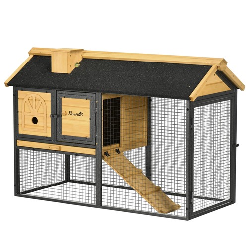 Tiers rabbit hutch and run - rabbit,