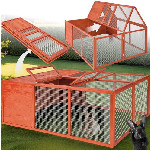 Rabbit hutch run pet small - run,