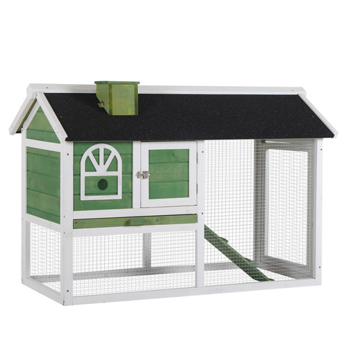 Rabbit hutch wood bunny cage - rabbit,