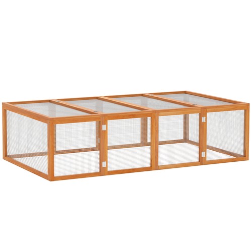 Pawhut rabbit hutch - rabbit, cage