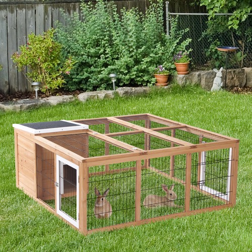123lx120wx52hcm rabbit hutch - 123lx120wx52hcm,