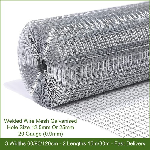 Welded wire mesh - welded, 1"x1"